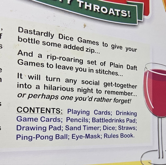 Cheatwell Drinking Games.  50 Games New Open Box.   For age 21+ - Picture 3 of 11